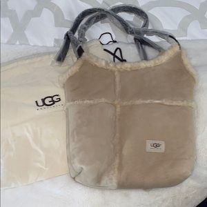 UGG purse suede and Sheepskin